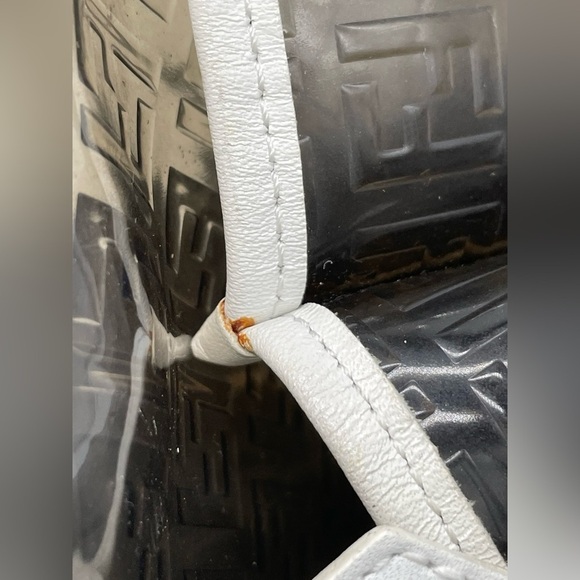 Rare Vintage Clear Black Zucca FF PVC Shopper Tote with Pouch - Picture 11 of 16